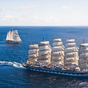 FKK-Kreuzfahrten - FKK-Urlaub - Royal Clipper im Mittelmeer