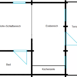 FKK-Urlaub mit MIRAMARE REISEN - Rosenfelder Strand - Grundriss FH 2 / 3