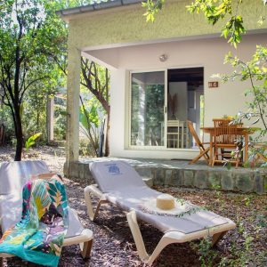 FKK-Urlaub mit MIRAMARE REISEN –Bagheera Korsika Frankreich - Minivilla B 1