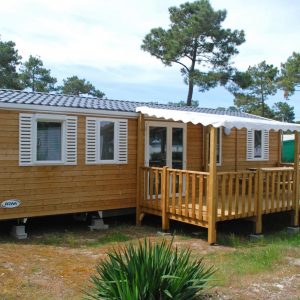 FKK-Urlaub CHM Montalivet Atlantikküste Frankreich - Mobilhome "Confort" 6 - 8 Personen