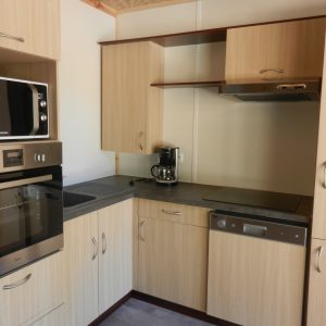 FKK-Urlaub Euronat Atlantikküste Frankreich - Bungalow Estuaire Küche