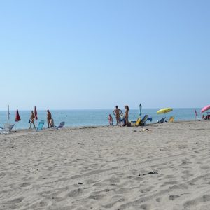 FKK-Uralub Poblado Naturista Vera Spanien - am Strand