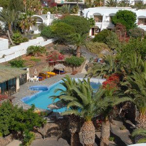 FKK-Urlaub Monte Marina Jandia Fuerteventura - Blick auf den Pool