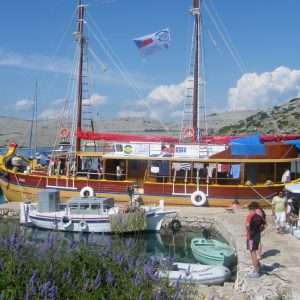 FKK-Urlaub auf einer FKK-Kreuzfahrt MS Silva Kroatien Adria - im Hafen von Kornati