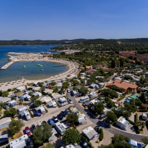 FKK-Urlaub Valalta Rovinj Kroatien - Blick auf die Sandbucht