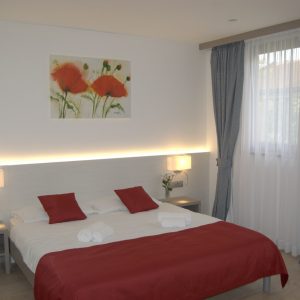 FKK-Urlaub Valalta Rovinj Kroatien - Bungalow LA Schlafzimmer