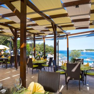 FKK-Urlaub Valalta Rovinj Kroatien - Terrasse Restaurant