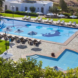 FKK-Urlaub Vritomartis Kreta Griechenland - Pool