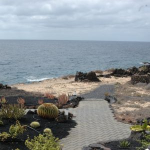 FKK-Urlaub Lanzarote Kanarische Inseln - Charco Natural Meerblick