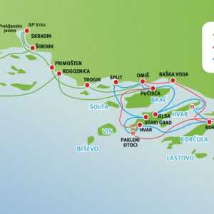 FKK-Urlaub auf einer FKK-Kreuzfahrt MS Silva Kroatien Adria - Routen 2017