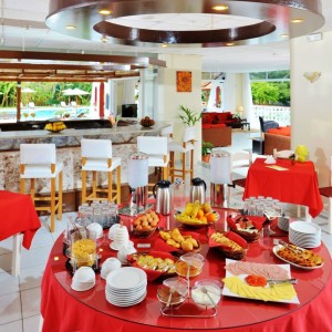 FKK-Urlaub Naturist Angel Club Hotel Rhodos Griechenland - Frühstücksbuffet