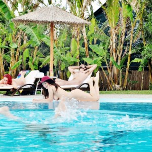 FKK-Urlaub Naturist Angel Club Hotel Rhodos Griechenland - Pool