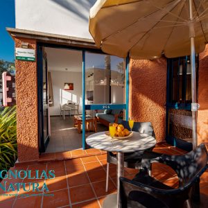 FKK-Urlaub Magnolias Natura Gran Canaria Kanarische Inseln - Terrasse Bungalow