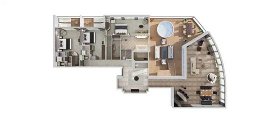 FKK Kreuzfahrt Big Nude Boat 2027 "Norwegian Jewel" mit MIRAMARE REISEN - Kabinen