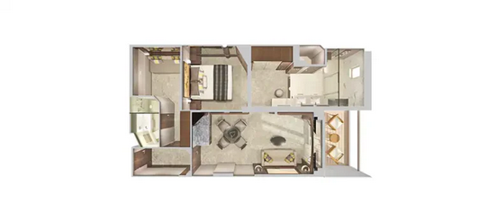 FKK Kreuzfahrt Big Nude Boat 2027 "Norwegian Jewel" mit MIRAMARE REISEN - Kabinen