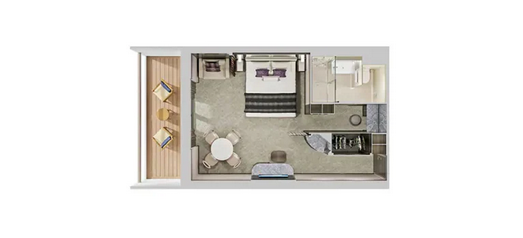 FKK Kreuzfahrt Big Nude Boat 2027 "Norwegian Jewel" mit MIRAMARE REISEN - Kabinen