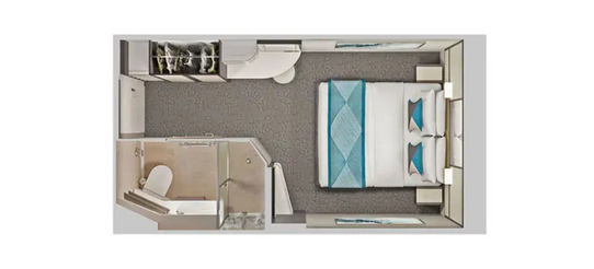 FKK Kreuzfahrt Big Nude Boat 2027 "Norwegian Jewel" mit MIRAMARE REISEN - Kabinen