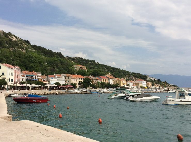 FKK-Urlaub Bunculuka Krk Kroatien - im Hafen von Baska