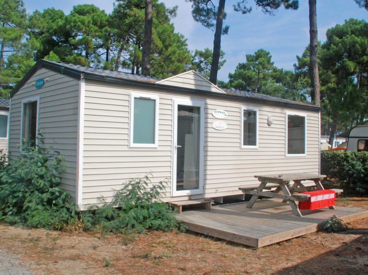 FKK-Urlaub CHM Montalivet Atlantikküste Frankreich - Mobilhome 6 - 8 Personen