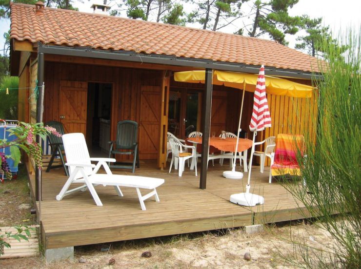 FKK-Urlaub Euronat Atlantikküste Frankreich - Bungalow Aquitaine