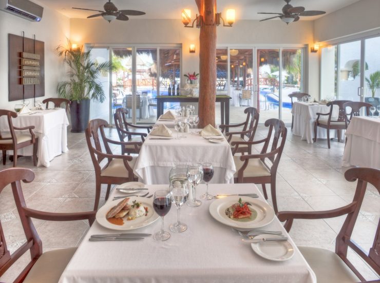FKK-Urlaub Hidden Beach Resort Cancun Mexiko - Restaurant La Vista