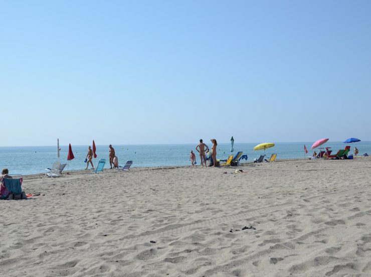 FKK-Uralub Poblado Naturista Vera Spanien - am Strand