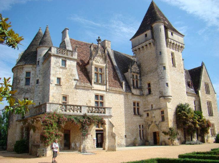 FKK-Urlaub Domaine Laborde Perigord Frankreich - Schlößchen