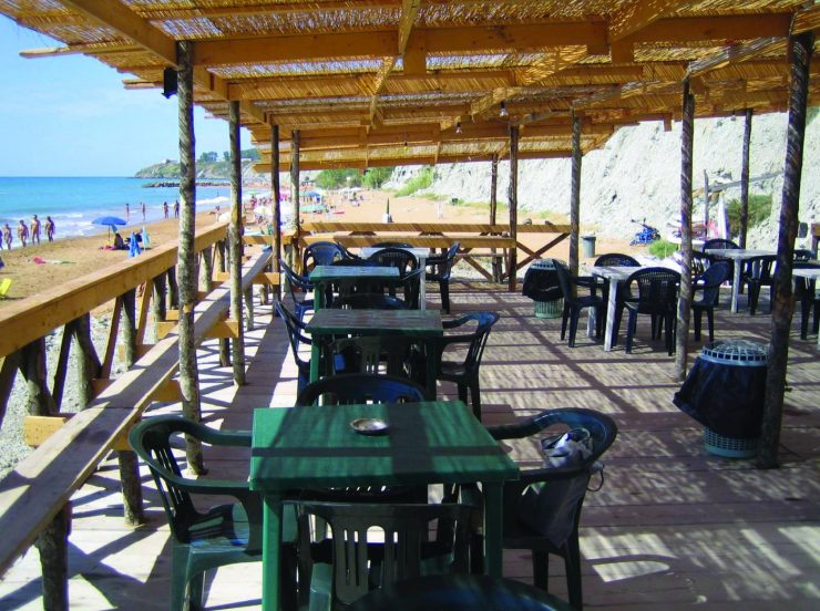 FKK-Urlaub Pizzo Greco Kalabrien Italien - Strandbar