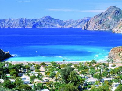 FKK-Urlaub El Portús Cartagena Spanien - Blick auf die Bucht