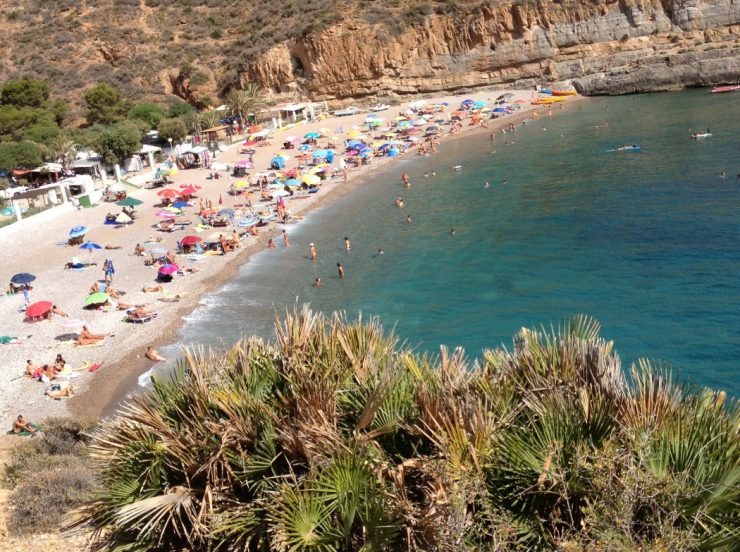 FKK-Urlaub El Portús Cartagena Spanien - Strand