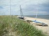 FKK Resort Rosenfelder Strand - Boote am Strand