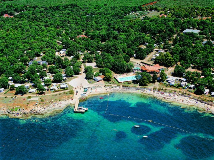 FKK-Urlaub Naturist Resort Solaris Istrien Kroatien - Luftbild