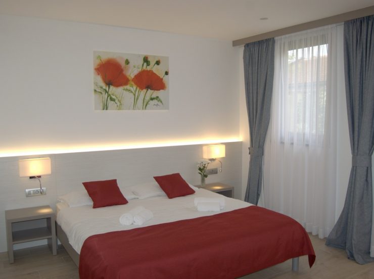 FKK-Urlaub Valalta Rovinj Kroatien - Bungalow LA Schlafzimmer