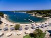FKK-Urlaub Valalta Rovinj Kroatien - Sandbucht mit Blick aufs Meer