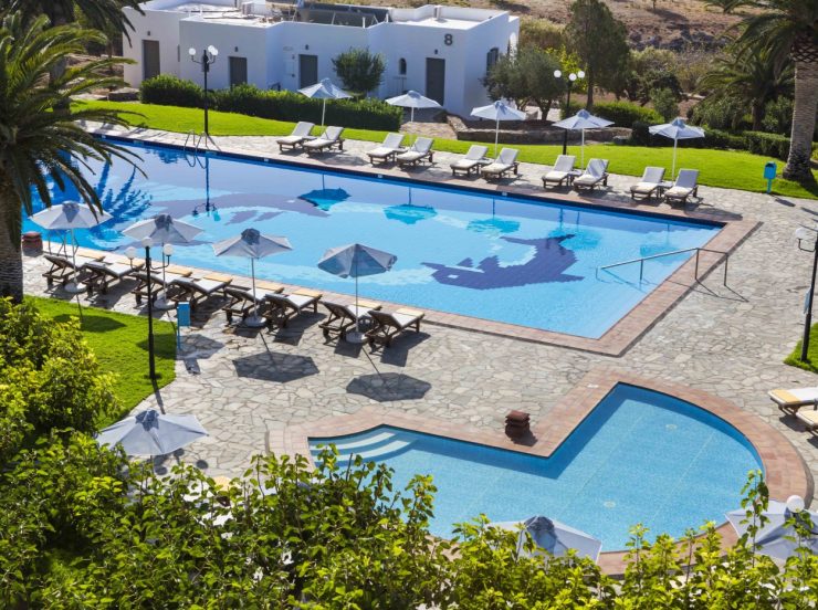 FKK-Urlaub Vritomartis Kreta Griechenland - Pool