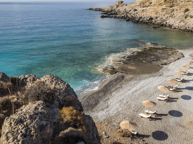 FKK-Urlaub Vritomartis Kreta Griechenland - Strand